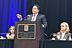 Texas Secretary of State Rolando Pablos addresses the Texas Municipal Clerks Association (TMCA) at the
Graduation Ceremony Luncheon.