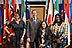 (From left to right: U.S. Census Bureau Partnership Coordinator Rebecca Briscoe, Secretary of State David Whitley, U.S. Census Bureau Partnership Specialist Maria Campos, U.S. Census Bureau Media Coordinator Nakia Cooper)